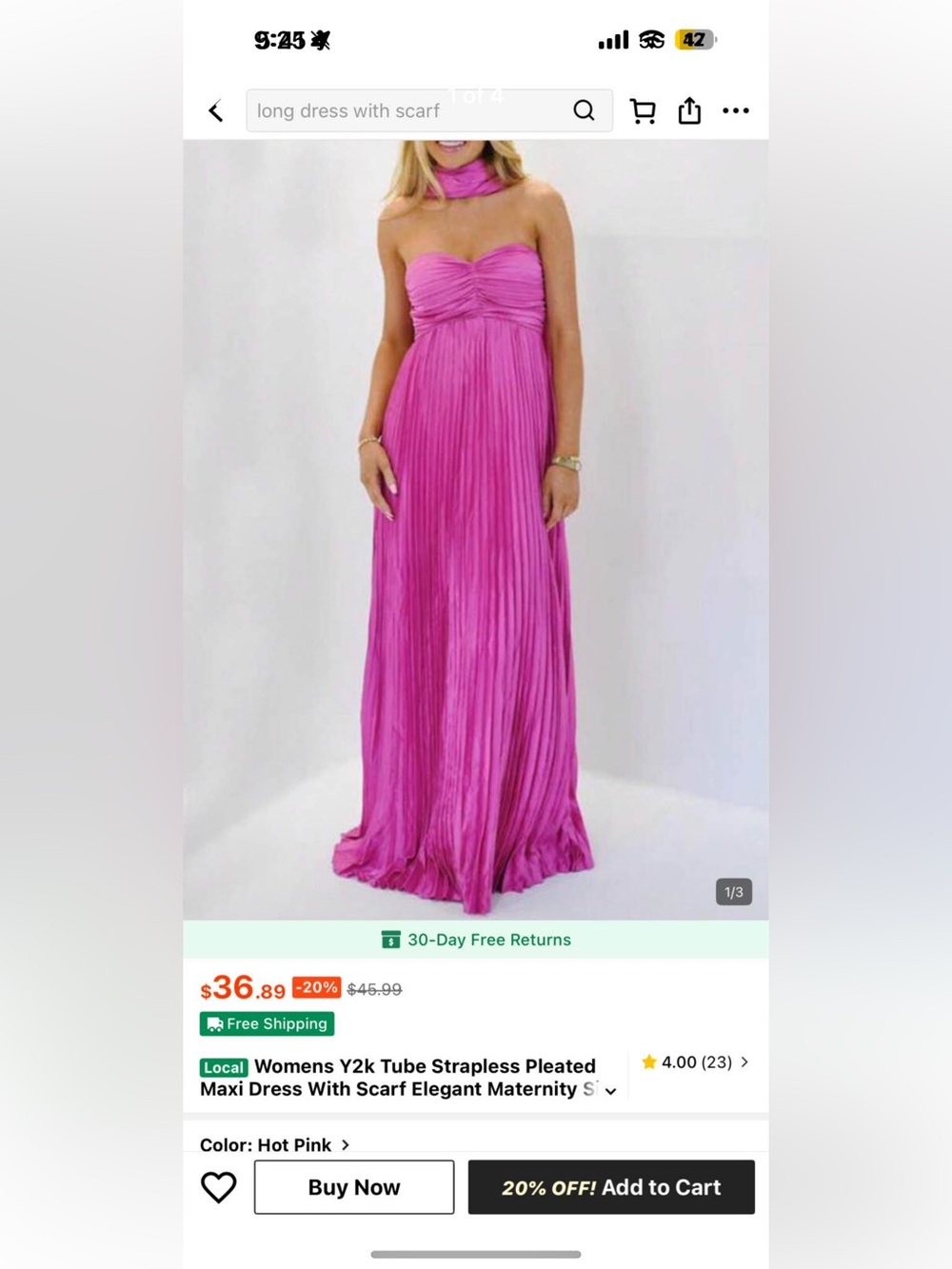 Formal dress